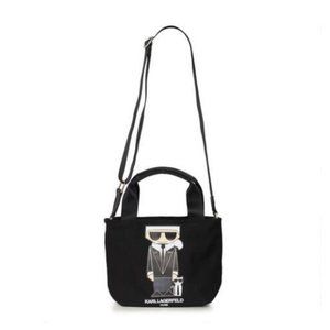 Karl Lagerfeld Kristen black canvas limited edition crossbody bag NWOT